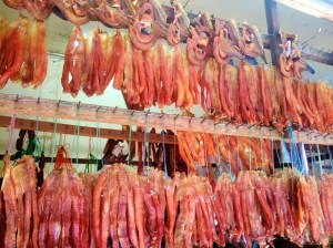 Dried fish at the Old Market