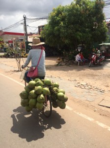 On the way to the hotel