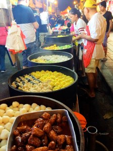 Dim Sum vendor at street market