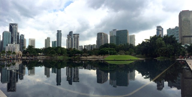 Behind Petronas Towers