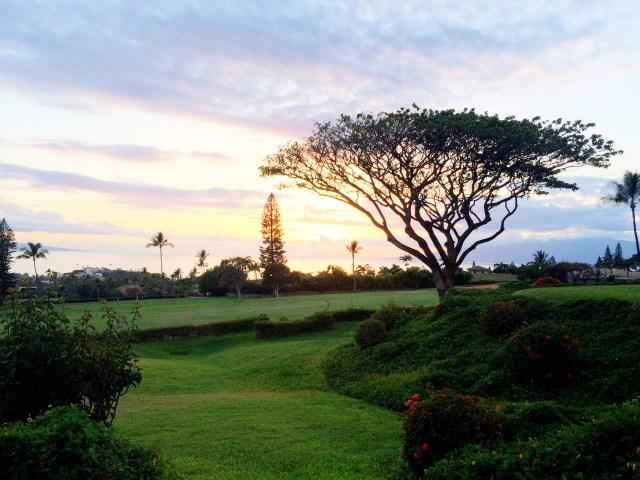 View from our condo in Kaanapali