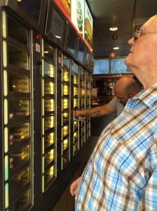 A man makes his selection at Febo