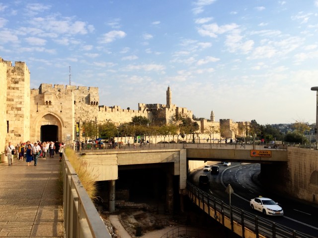 Outside the walls of the Old City