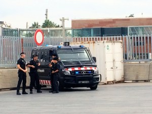 Barcelona police offices