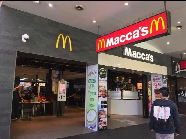 McDonalds aka Maccas