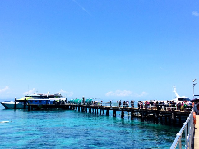 Arriving on Green Island