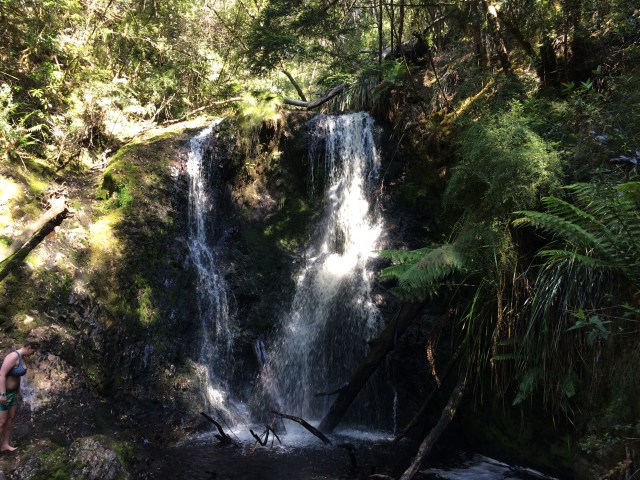 Strahan waterfall
